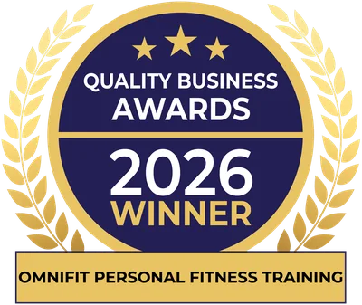 Quality Business Awards 2026 Winner badge, awarded to OmniFit